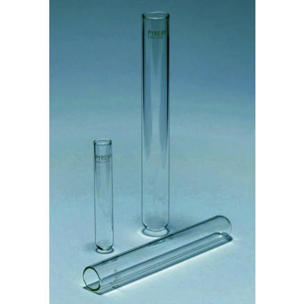 TUBE A ESSAI BORD DROIT PYREX 23ML 16X160MM-X100