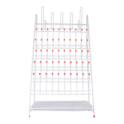 EGOUTTOIR DE LABORATOIRE PVC A POSER -55 POSITIONS 650X360MM