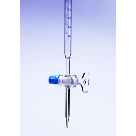 BURETTE MBL VERRE CLASSE B CLE VERRE 1/20 10ML