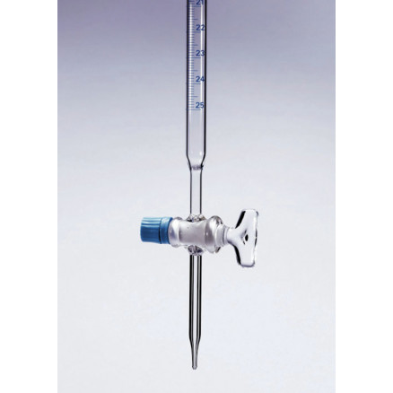 BURETTE MBL VERRE CLASSE B CLE VERRE 1/10 50ML