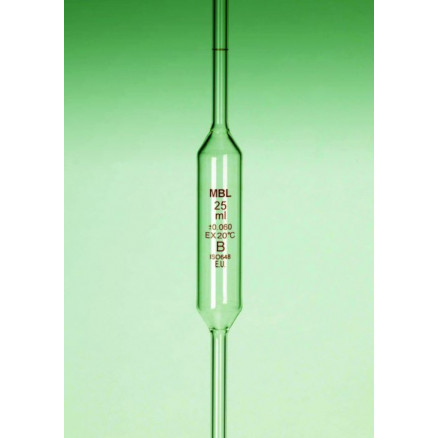 PIPETTE JAUGEE MBL VERRE 1 TRAIT CLASSE B 2ML-PAR 5