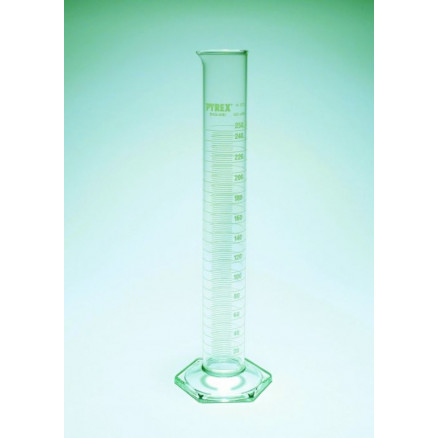 EPROUVETTE GRADUEE FORME HAUTE VERRE PYREX CL. B 5ML - X10