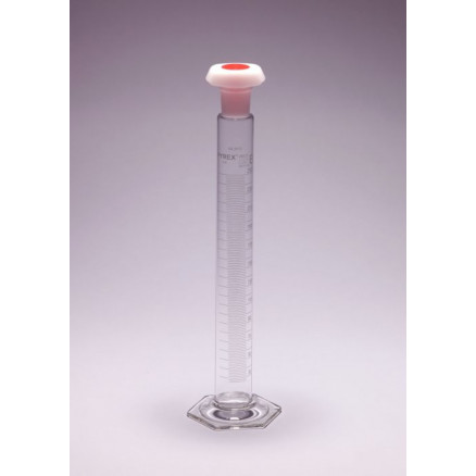 EPROUVETTE GRADUEE BOUCHEE VERRE PYREX CL. B 25ML - X2