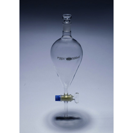 AMPOULE A DECANTER POIRE PYREX BOUCHON CLE 50ML