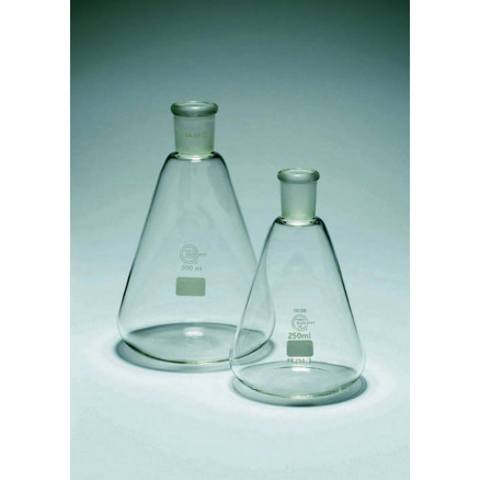 FIOLE CONIQUE COL RODE 19/26 PYREX 100ML-X5