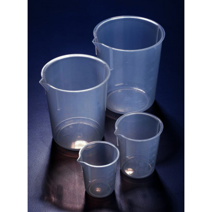 BECHER EN PP GRADUATION MOULEE 1L - PACK DE 5