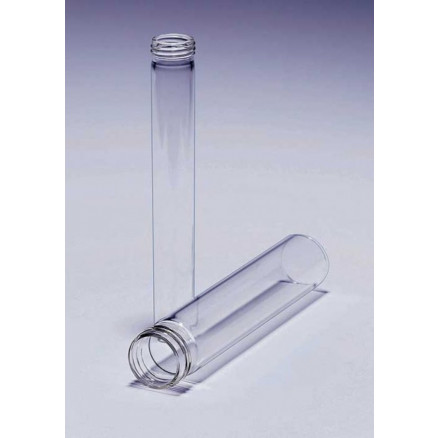 TUBES FOND ROND PS TR95 10 ML STERILE CAP.AILET ROUGE X 1000