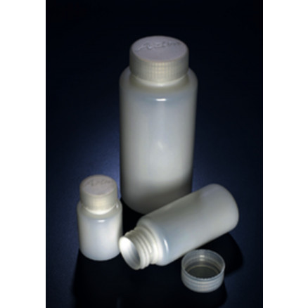 FLACON ROND COL LARGE PEHD BOUCHON PP 2L AZLON-X5