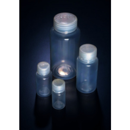 FLACON ROND COL LARGE PP TRANSLUCIDE 150ML AZLON-X10