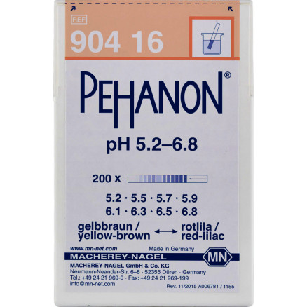 PAPIER PEHANON PH 5,2-6,88 PACK DE 2X 200 LANGUETTES