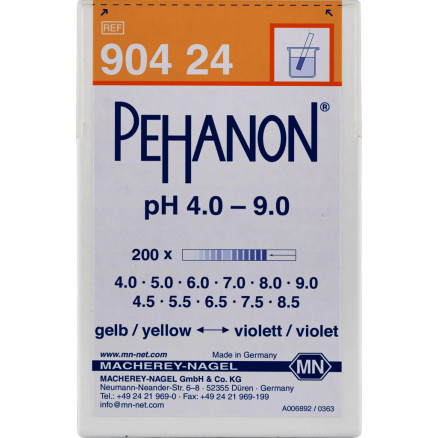 PAPIER INDICATEUR PH 4,0-9,0 - 200 LANGUETTES