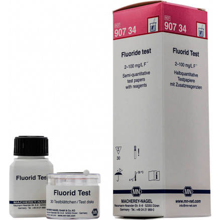 QUANTOFIX FLUORURES 0-100MG/L BOITE DE 30 FEUILLES