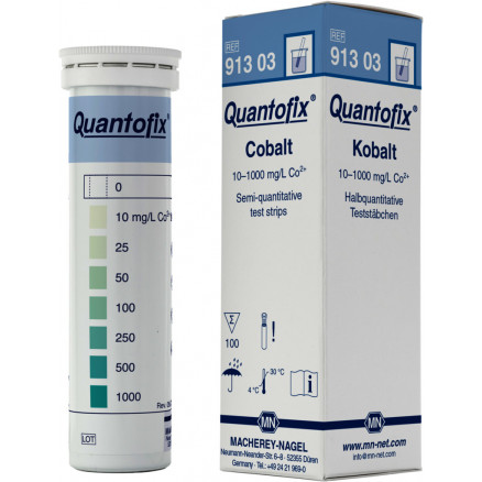 QUANTOFIX COBALT 0-1000MG/L - 100 BANDELETTES