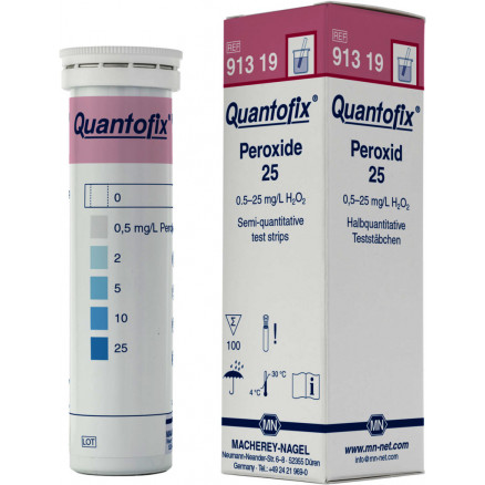 QUANTOFIX PEROXYDE 0-25MG/L - 100 BANDELETTES