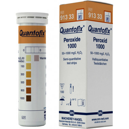 QUANTOFIX PEROXYDE 0-1000MG/L - 100 BANDELETTES