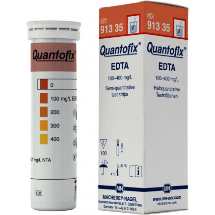 QUANTOFIX EDTA 0-400MG/L - 100 BANDELETTES