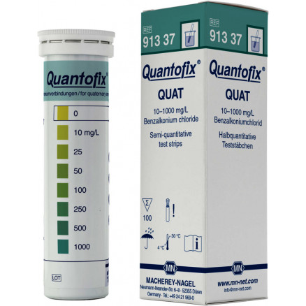 QUANTOFIX QUAT 0-1000MG/L POUR AMMONIUM QUATERNAIRE-100 TESTS