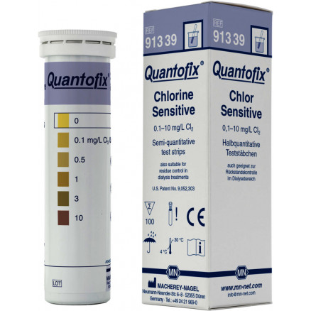 QUANTOFIX CHLORE SENSITIVE 0-0.1-0.5-1-3-10MG/L-X100
