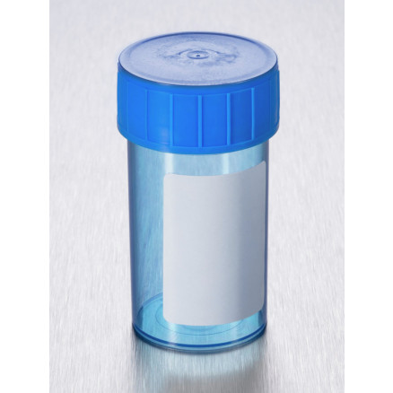 POT PPC BLEUTE ASEPTIQUE 60ML BOUCH. BLEU ETIQ BLANC - X 700