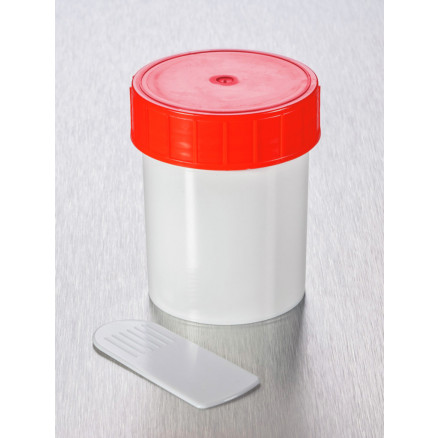 POT PPC BLANC ASEPT 125ML TP50 BOUCH RG + SPATULE BL - X 380