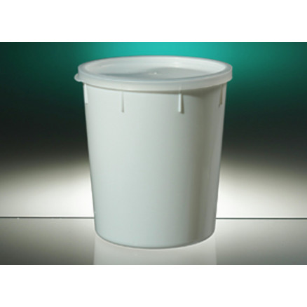 POT CONIQUE PP BLANC IRRADIE CAP.1 L - CARTON DE 80