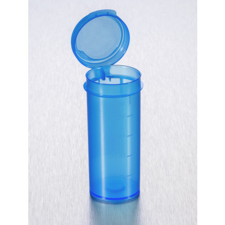 POT 50ML PP BLEU NON STERILE CAPE ATTENANTE BOUCHE PAR X650