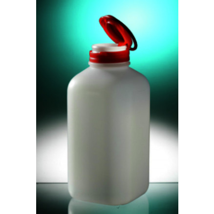 FLACON PRELEV.CAPE PRES.INVIOL PEHP STERILE CARRE 500ML X100