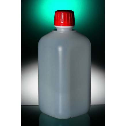 FLACON CARRE PO 500ML IRRADIE CAPE A VIS ROUGE - C.100