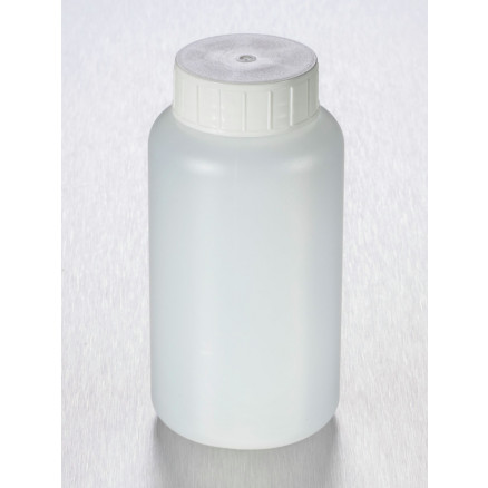 FLACON ROND PEHD TYPE B 250 ML B.BLANC STERILE X 145