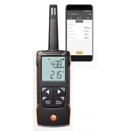 THERMO-HYGROMETRE TESTO 625 AVEC CONNEXION A L'APP