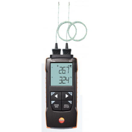 THERMOMETRE TESTO 922 A 2 CANAUX PR SONDES TC TYPE K + CONNEXION APP