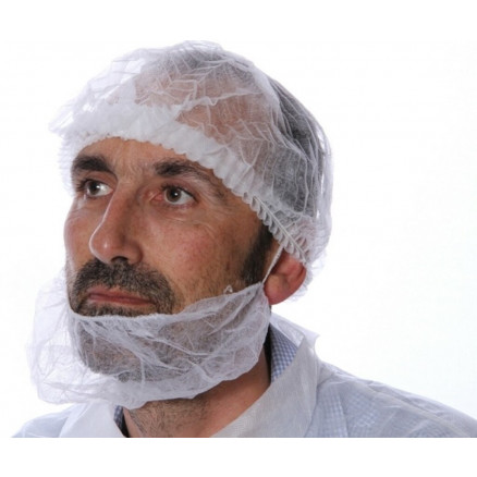 CACHE BARBE PLP NT BLANC BTE 100