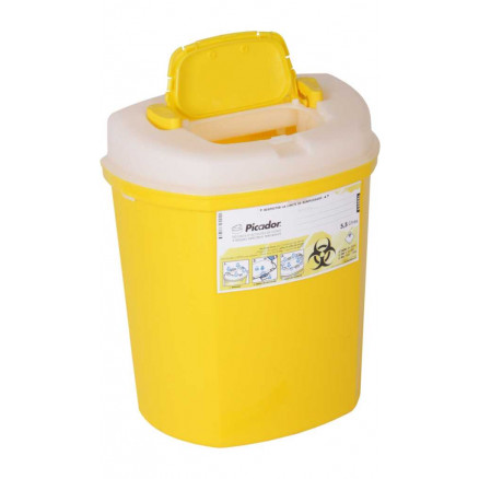 COLLECTEUR DE DECHETS AIGUILLES DASRI PICADOR 5,5L