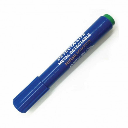 STYLO SURLIGNEUR VERT DETECTABLE PACK X10