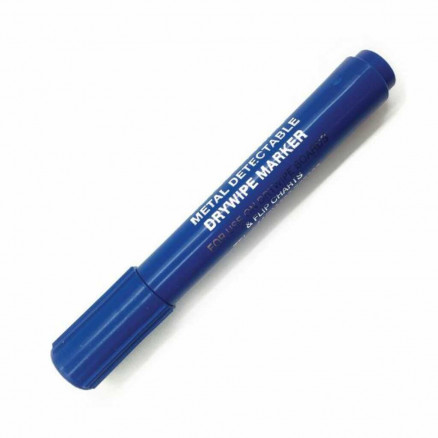 STYLO MARQUEUR A SEC NOIR DETECTABLE - PACK X10