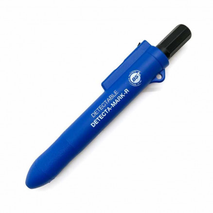MARQUEUR DETECTABLE RETRACTABLE PERMANENT ENCRE NOIRE - PACK X10