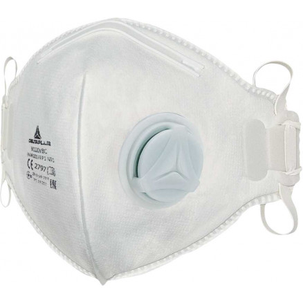 MASQUE RESPIRATOIRE AVEC VALVE FFP1 PLIAGE VERTICAL - PACK X10