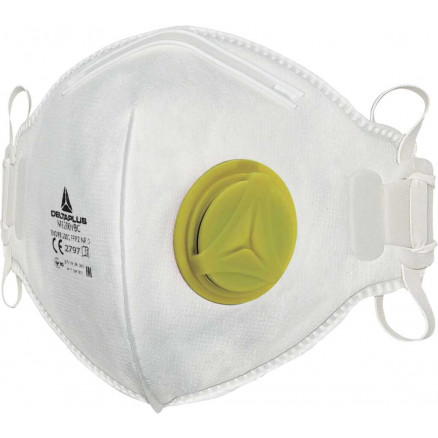 MASQUE RESPIRATOIRE AVEC VALVE FFP2 PLIAGE VERTICAL - PACK X10