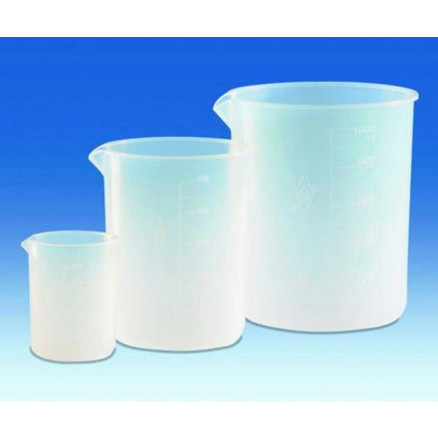 BECHER DE GRIFFIN 100ML AVEC BEC VERSEUR EN PFA TRANSLUCIDE