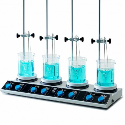 AGITATEUR MAGNETIQUE CHAUFFANT VELP AM4 DIGITAL KIT SONDE TEMP 20L
