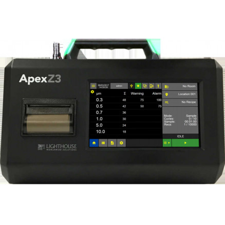 COMPTEUR DE PARTICULES APEX Z3 PORTATIF 6 CANAUX
