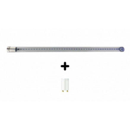 TUBE LED UVA 9W T8 59CM T8 AVEC STARTER POUR LED X25