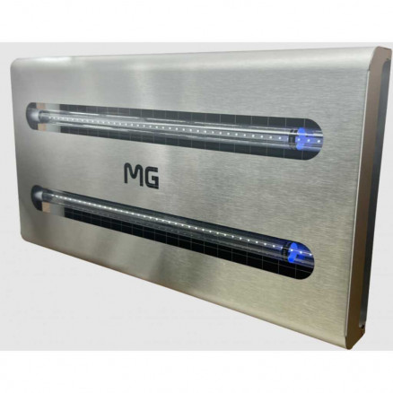 DESINSECTISEUR MURAL MG18 LED INOX A GLU IP20 TUBE 2X9W