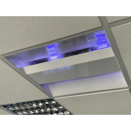 DESINSECTISEUR PLAFONNIER LED A GLU LAMPE 2X5W UVA