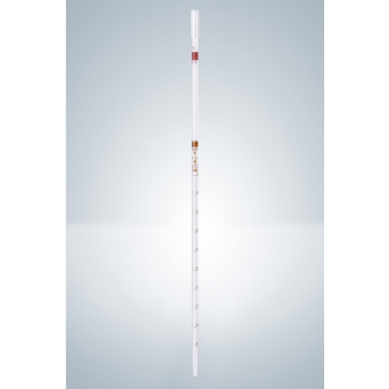 PIPETTE GRADUEE 1ML EN 0,01 ZERO EN HAUT COTONNEE-PACK 12