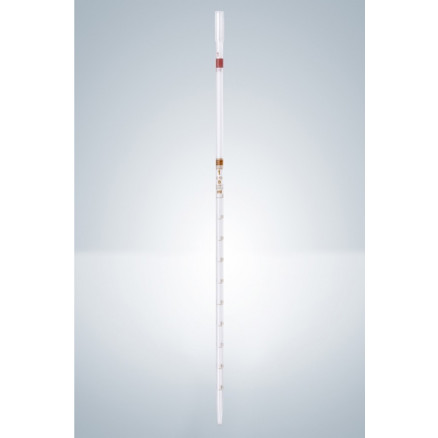 PIPETTE GRADUEE 1ML EN 0,01 ZERO EN HAUT COTONNEE-PACK 12