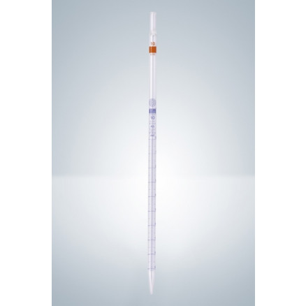 PIPETTE GRADUEE BLEUE AS 2ML EN 0,01ML CERTIFIEE - PACK X12