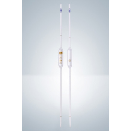 PIPETTE JAUGEE 2 TRAITS CL.AS + CERTIF 1 ML PACK DE 12