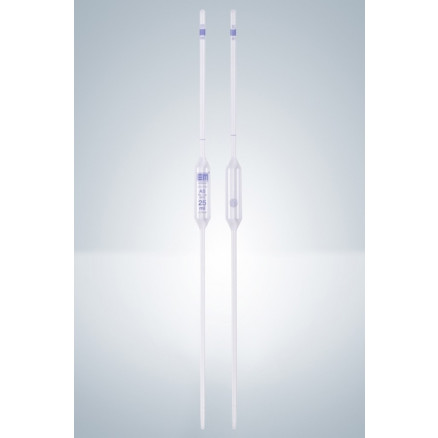 PIPETTE JAUGEE 1 TRAIT CL.AS + CERTIF GRAD BLEUE 20 ML P 6