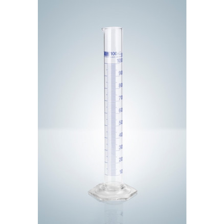 EPROUVETTE VERRE DURAN GRAD. BLEUE CL.B 500ML